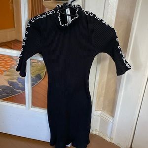 Amanda Uprichard New York Black Mini Dress